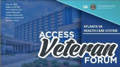 Access Veteran Forum - July 30, 2026 — YouTube video thumbnail