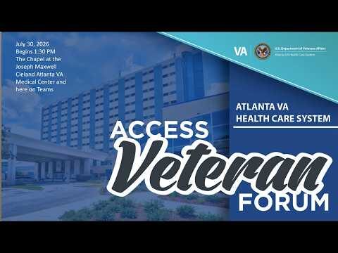 Access Veteran Forum - July 30, 2026 — YouTube video thumbnail