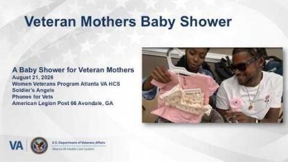 Baby Shower for Veteran Mothers — YouTube video thumbnail