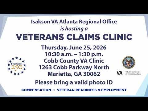 Freedom 250 VBA Claims Clinic — YouTube video thumbnail