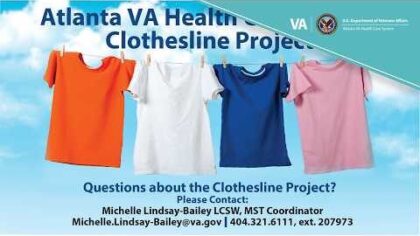 Healing Through Support at the Atlanta VA Clothesline Project — YouTube video thumbnail