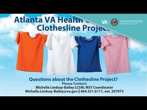 Healing Through Support at the Atlanta VA Clothesline Project — YouTube video thumbnail