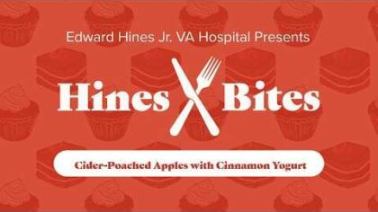 Hines Bites: Cider Poached Apples with Cinnamon Yogurt — YouTube video thumbnail