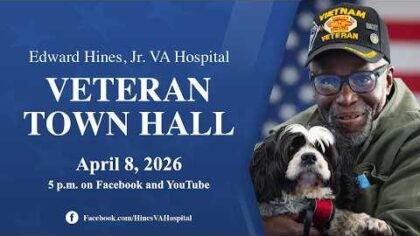Hines VA Veteran Town Hall | Apr. 8, 2026 — YouTube video thumbnail