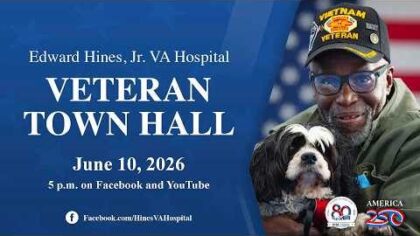 Hines VA Veteran Town Hall | June 10, 2026 — YouTube video thumbnail