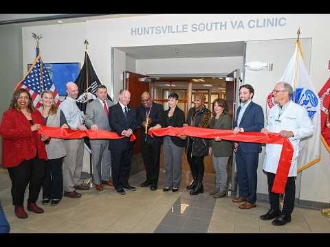 Huntsville South & Veterans Transportation Program Ribbon Cutting — YouTube video thumbnail