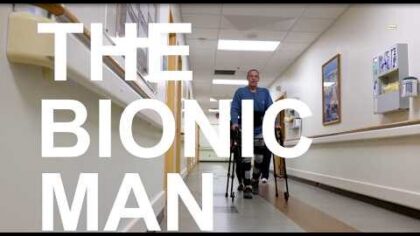 The Bionic Man – Bobby Gean and the Exoskeleton Program — YouTube video thumbnail