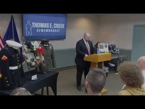 Thomas E. Creek Remembrance — YouTube video thumbnail