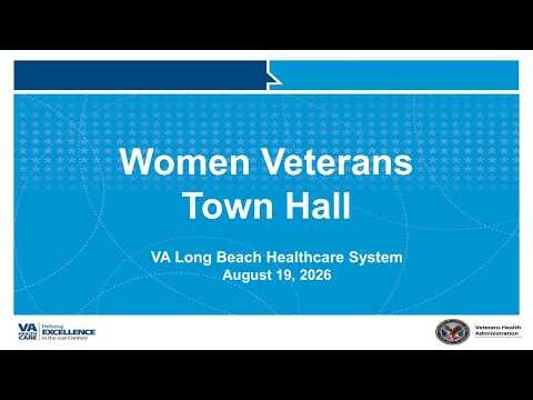 Women Veterans Town Hall - 8.19.26 — YouTube video thumbnail